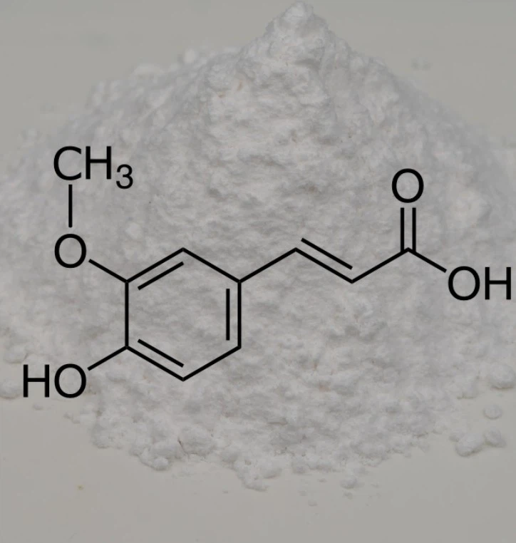 Pure ferulic acid powder Pure ferulic acid powder